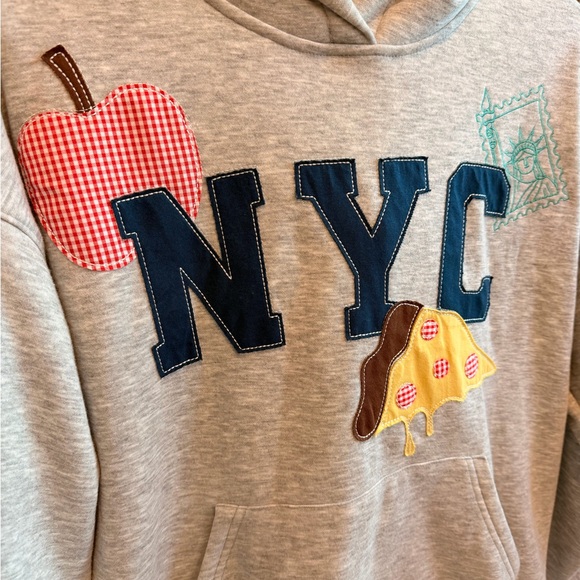 Altar'd State Oversized Grey NYC Graphic Hoodie (Size XS) - Picture 5 of 12